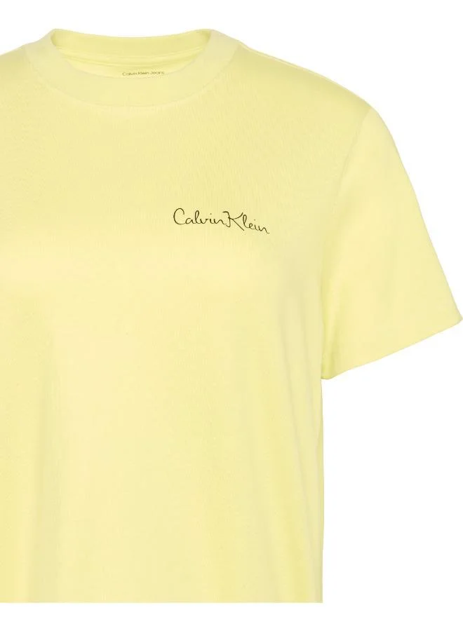 Calvin Klein Jeans  Graphic Crew Neck T-Shirt for Women | Best Price UAE